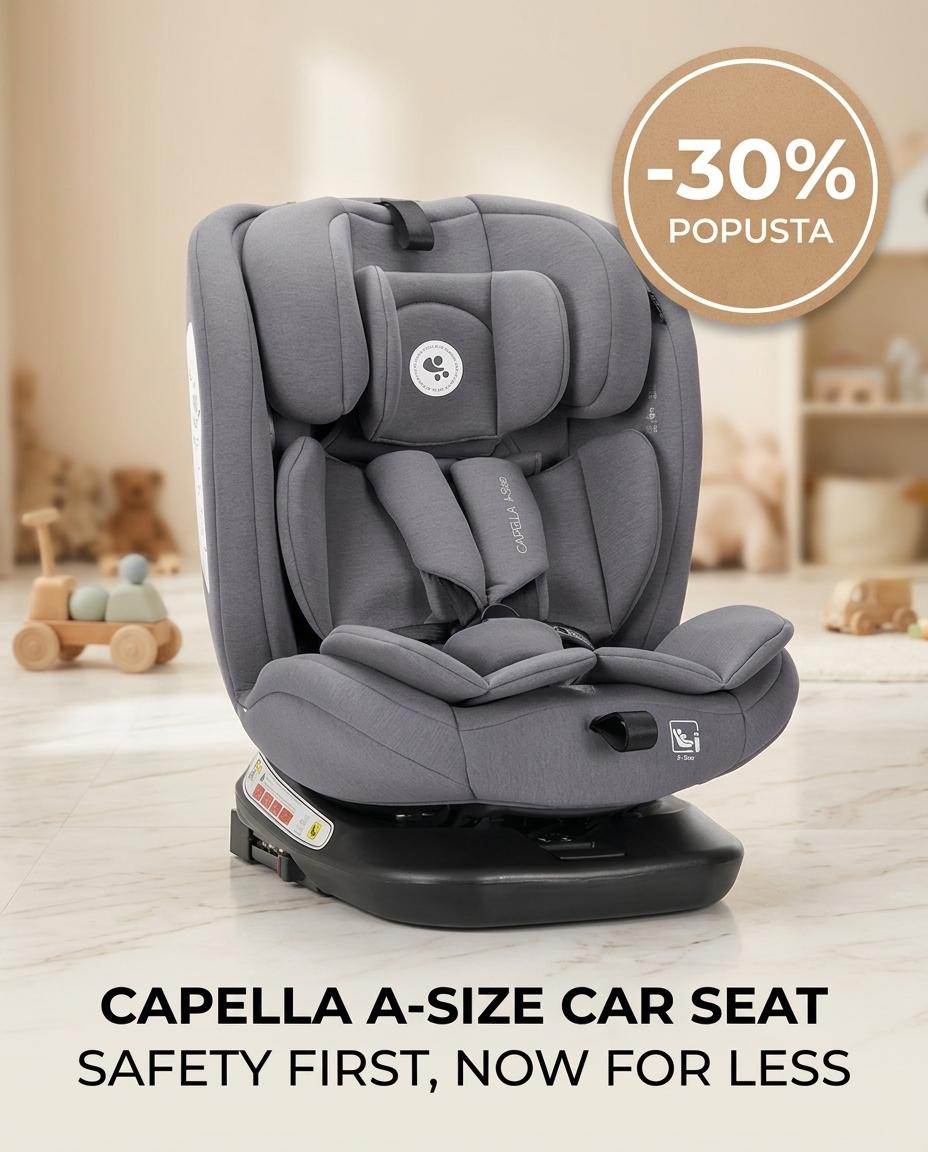 LORELLI AUTO SEDIŠTE CAPELLA I-SIZE ISOFIX 10072142506 LORELLI AUTO SEDIŠTE CAPELLA I-SIZE ISOFIX 10072142506